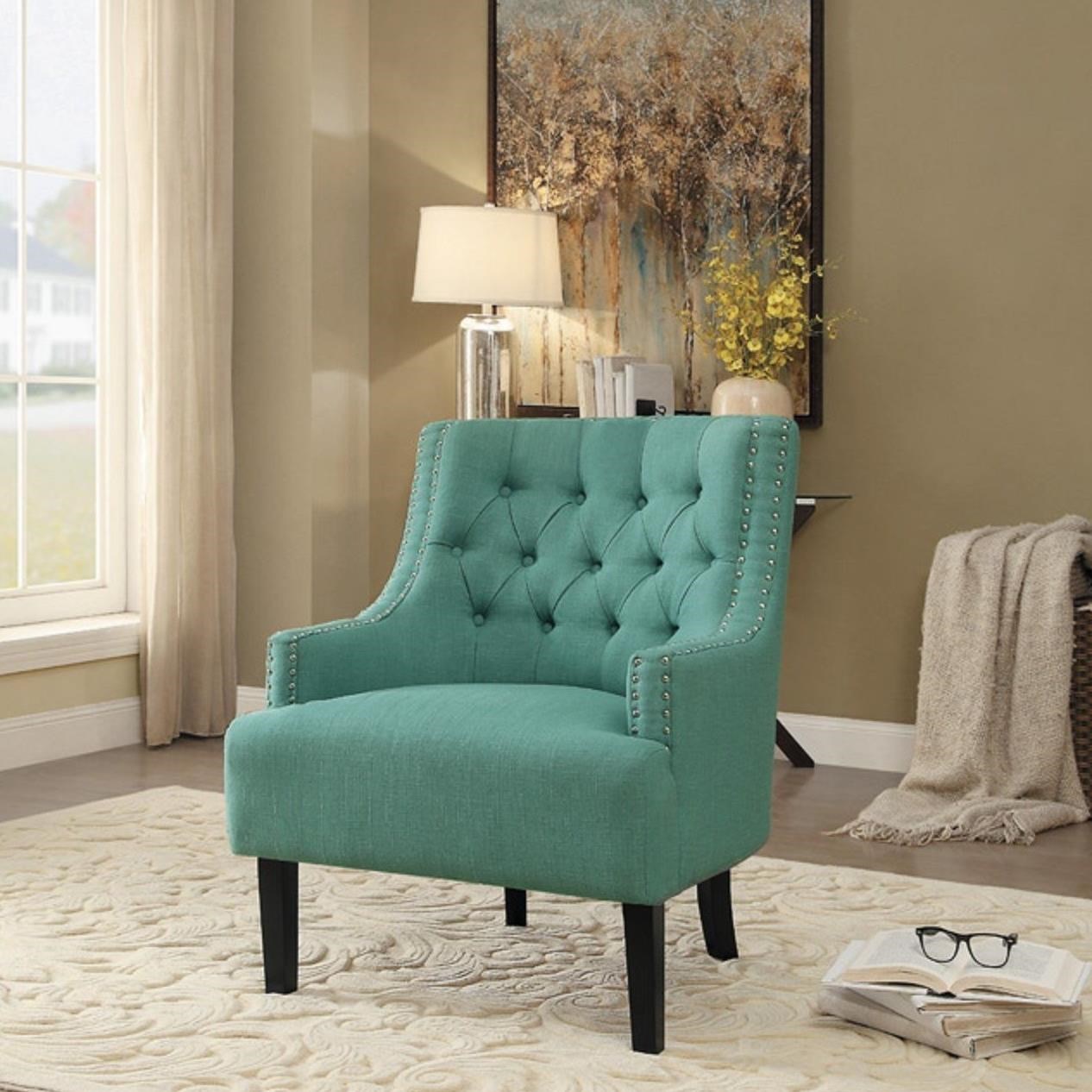 Homelegance Charisma 1194TL Transitional Accent Chair with Nail Head
